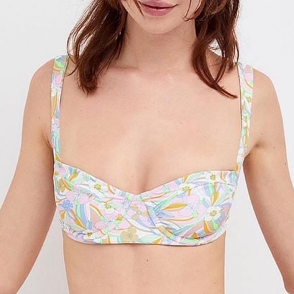 New!For Love and Lemons Devin Underwire Bikini Top - Picture 1 of 10